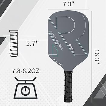 Amazon | ピックルボールパドル、カーボンファイバー表面(CFS